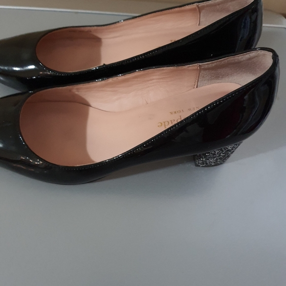 Kate Spade block glitter heels - Picture 5 of 9